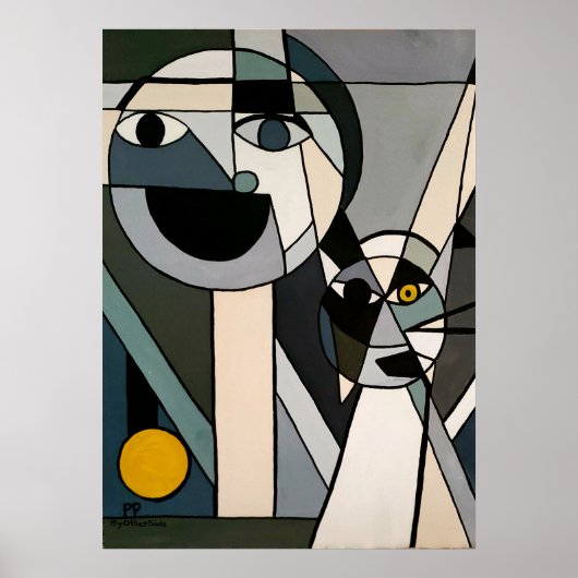 Oog op de Gele Kol Poster (Voorkant)