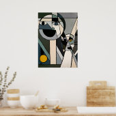 Oog op de Gele Kol Poster (Keuken)