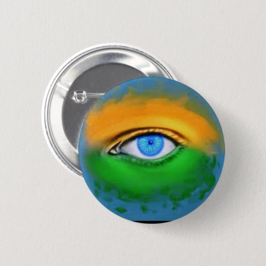 Oog op de prijs ronde button 5,7 cm (Voorkant /achterkant)