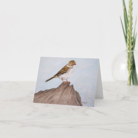 Oog op de Sparrow Inspirerend Note Kaart (Voorkant)