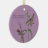 Oog op de Sparrow Keramisch Ornament (Rechts)