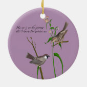 Oog op de Sparrow Keramisch Ornament (Achterkant)