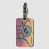 Oog op de wereld - Natuur & Earth Art Bagagelabel (Voorkant (verticaal))