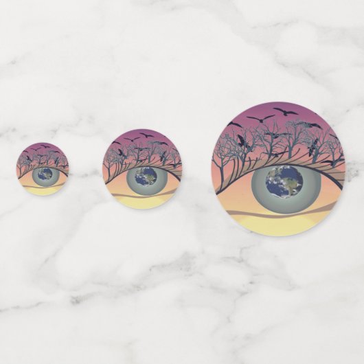 Oog op de wereld - Natuur & Earth Art Confetti (Voorkanten)