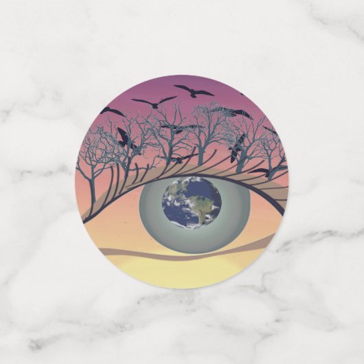 Oog op de wereld - Natuur & Earth Art Confetti (Kleine voorkant)