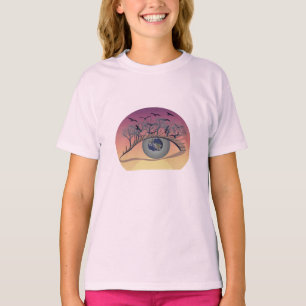 Oog op de wereld - Natuur & Earth Art T-shirt