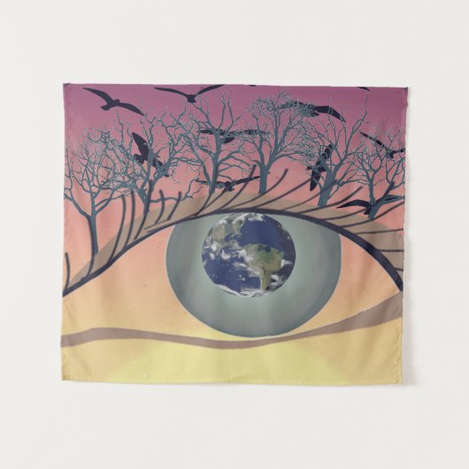 Oog op de wereld - Natuur & Earth Art Wandkleed (Voorkant (horizontaal))