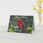 Oog op Eye Birthday Kaart (Gele Bloem)