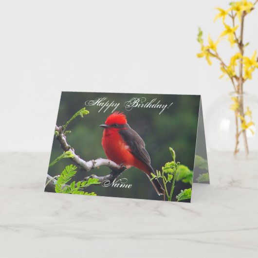 Oog op Eye Birthday Kaart (Gele Bloem)