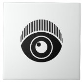 Oog op je motief tegeltje (Voorkant)