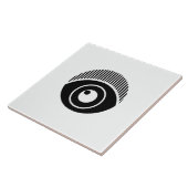 Oog op je motief tegeltje (Zijkant)