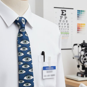 Oog op je, zicht ogen, opticien stropdas