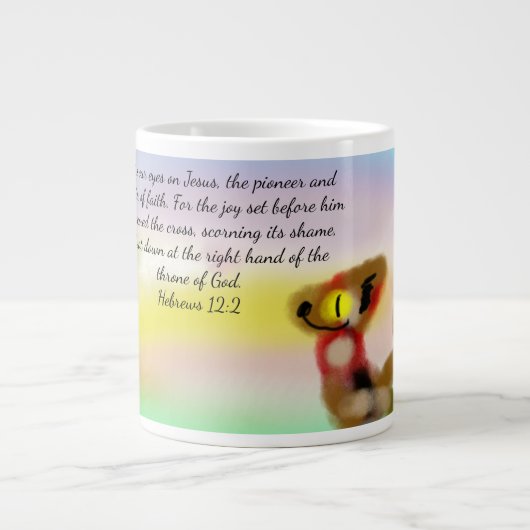 oog op Jezus Grote Koffiekop (Voorkant)