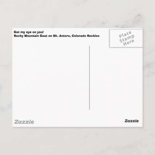 Oog op jou briefkaart (Achterkant)