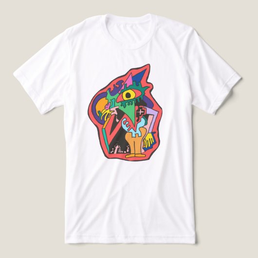 Oog op Jou Tri-Blend Shirt (Design voorkant)