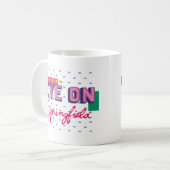 Oog op Springfield Koffiemok (Voorkant links)