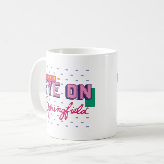 Oog op Springfield Koffiemok (Voorkant links)