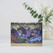 Oog op vork briefkaart (Staand voorkant)