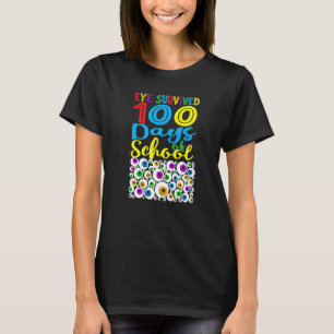 Oog overleefde 100e dag van schoolleraren Kinderen T-shirt