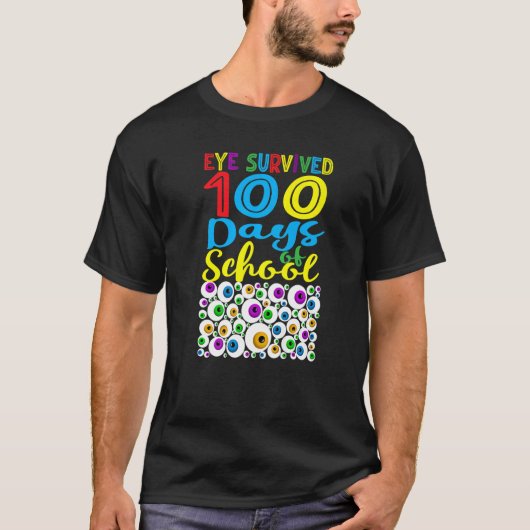 Oog overleefde 100e dag van schoolleraren Kinderen T-shirt (Voorkant)