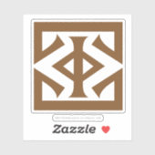 Oog-pictogram op het Sauron-plein Sticker (Vel)