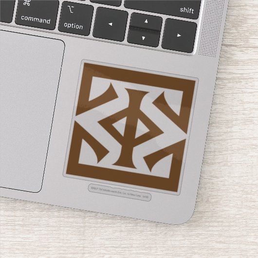 Oog-pictogram op het Sauron-plein Sticker (Detail)