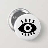 Oog Ronde Button 5,7 Cm (Voorkant /achterkant)