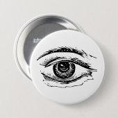 Oog Ronde Button 7,6 Cm (Voorkant /achterkant)