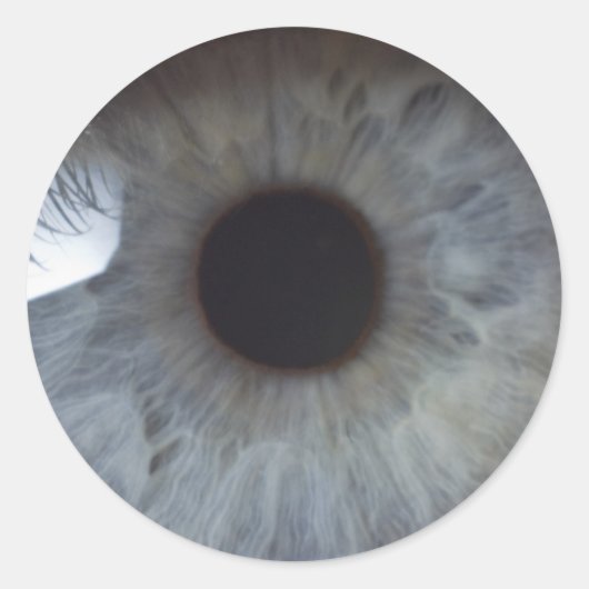 Oog Ronde Sticker (Voorkant)