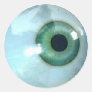 oog ronde sticker