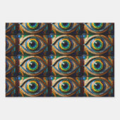 Oog schattig grappig mooi inpakpapier vel (Voorkant 3)