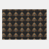 Oog schattig grappig mooi inpakpapier vel (Voorkant)