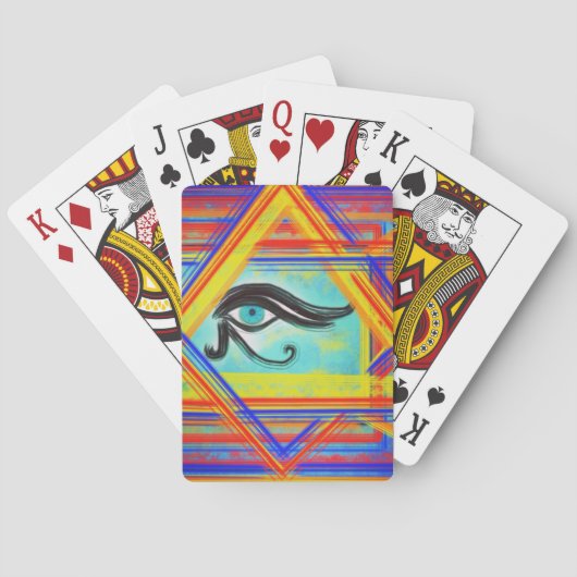 Oog-speelkaarten voor paarden speelkaarten (Achterkant)