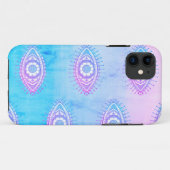 Oog Spy Tie Dye Print iPhone / iPad hoes (Achterkant (horizontaal))