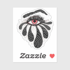 Oog Tattoo Gotische Kunst Sticker