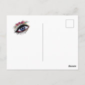 Oog Tekst Wenskaart Briefkaart (Achterkant)