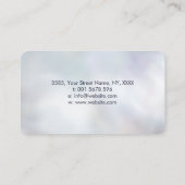 Oog - Triple Moon - Gemstone en goud Visitekaartje (Achterkant)