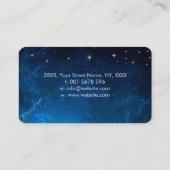 Oog - Triple Moon - Gemstone en goud Visitekaartje (Achterkant)