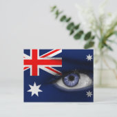 Oog van Australië Briefkaart (Staand voorkant)