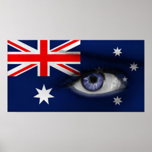 Oog van Australië Poster