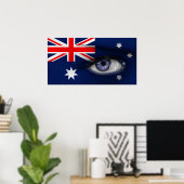 Oog van Australië Poster (Thuiskantoor)