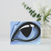 Oog van baby Blue Briefkaart (Staand voorkant)