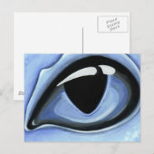 Oog van baby Blue Briefkaart (Voorkant / Achterkant)