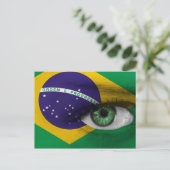 Oog van Brazilië Briefkaart (Staand voorkant)