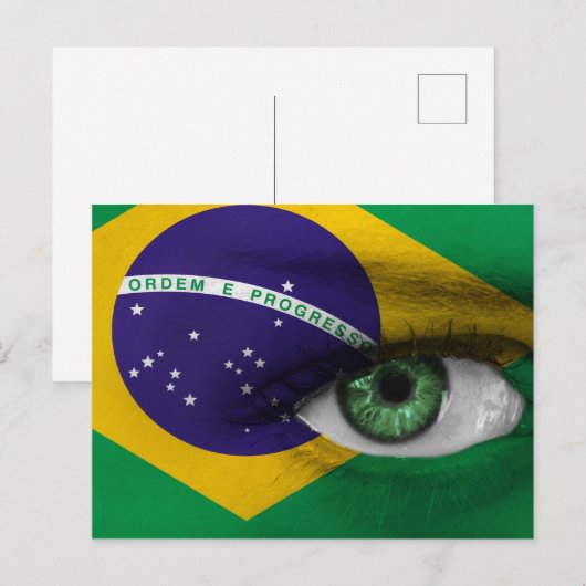 Oog van Brazilië Briefkaart (Voorkant / Achterkant)