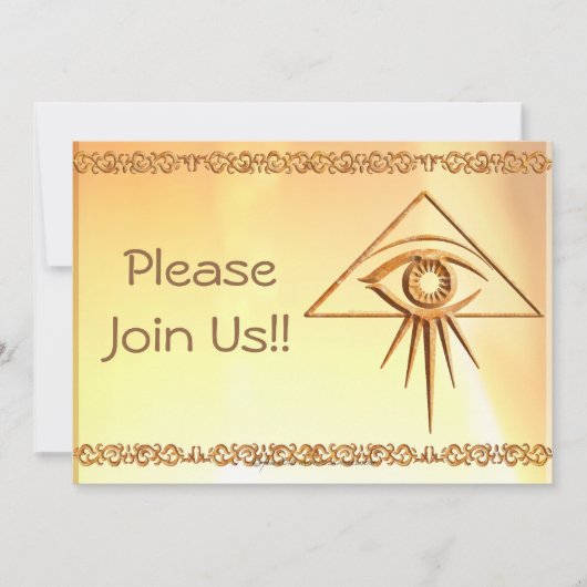 Oog van de aantoonplaats kaart (Voorkant)