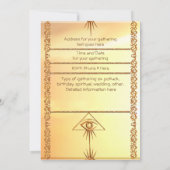 Oog van de aantoonplaats kaart (Achterkant)