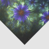 Oog van de blauwe Storm fractale ventilator Tissuepapier (Detail)