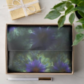 Oog van de blauwe Storm fractale ventilator Tissuepapier (Geschenk)