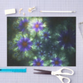 Oog van de blauwe Storm fractale ventilator Tissuepapier (Craft)